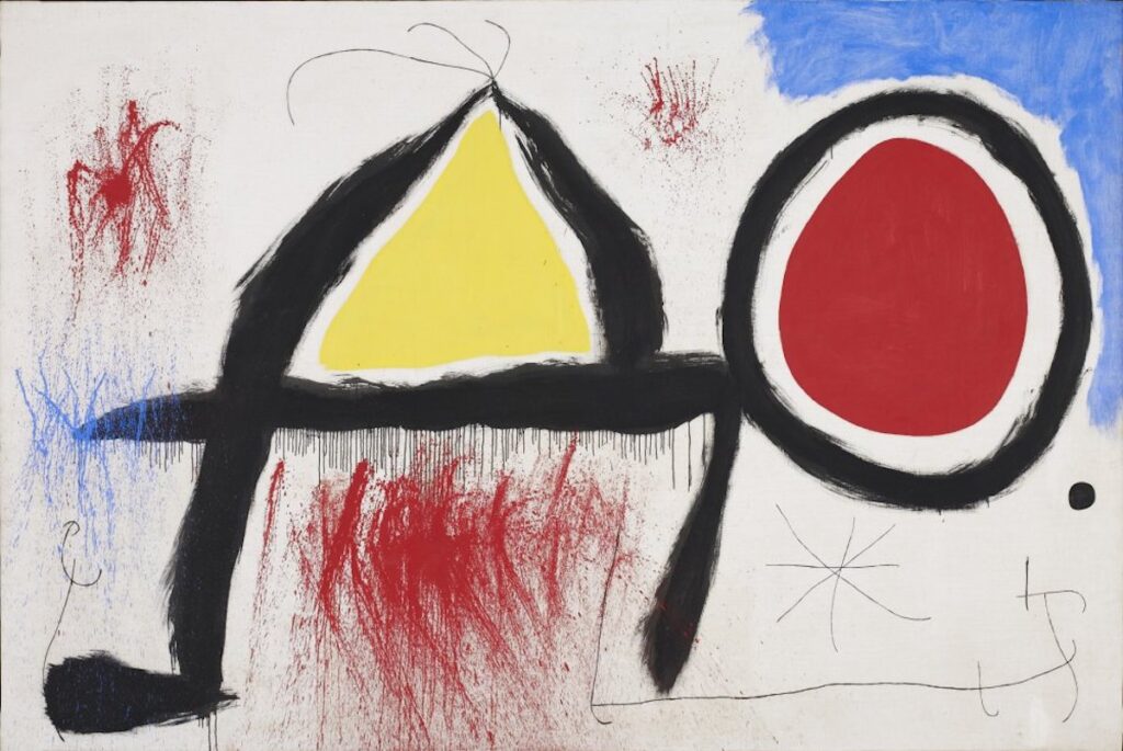 Joan Miró, "Personnage devant le soleil" (1968) - Photo Fundació Joan Miró