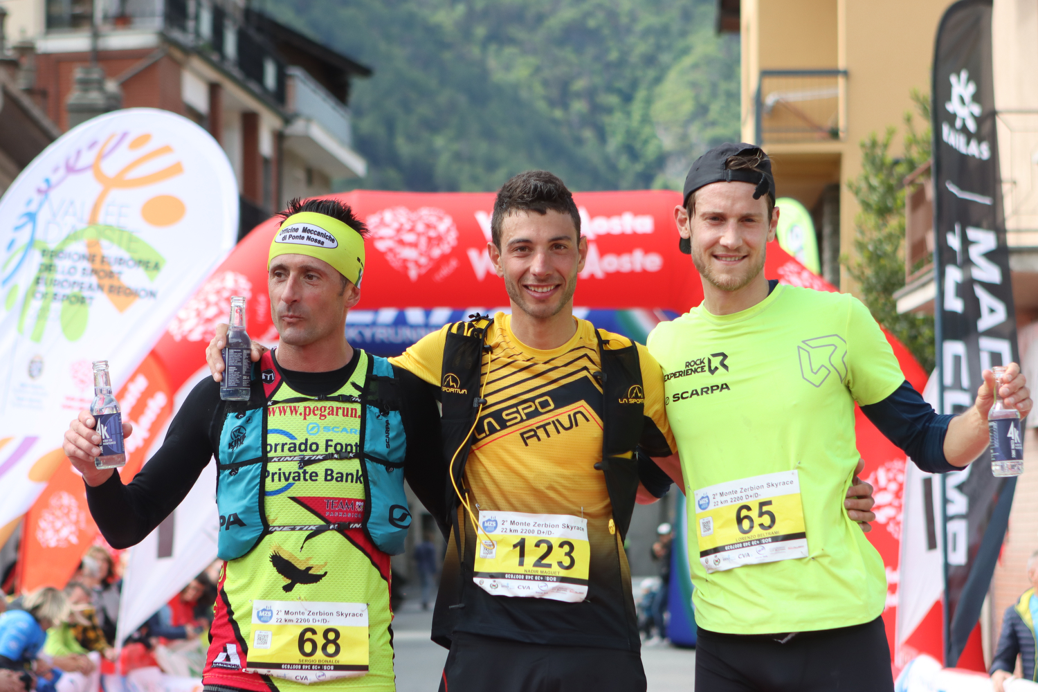 Monte Zerbion Skyrace podio 22 km