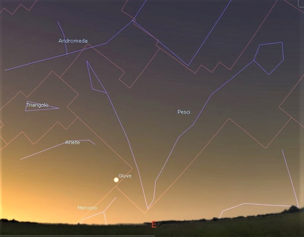 Il cielo di maggio, tra la "luce cinerea" della Luna e le “figlie