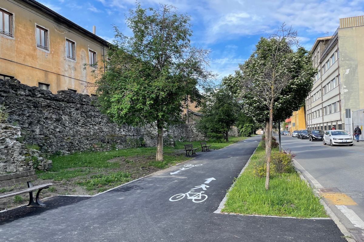 Pista ciclabile Aosta