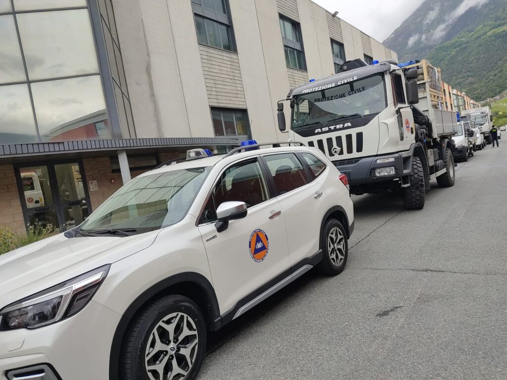 Alluvione Emilia-Romagna - Partenza Colonna mobile Protezione civile