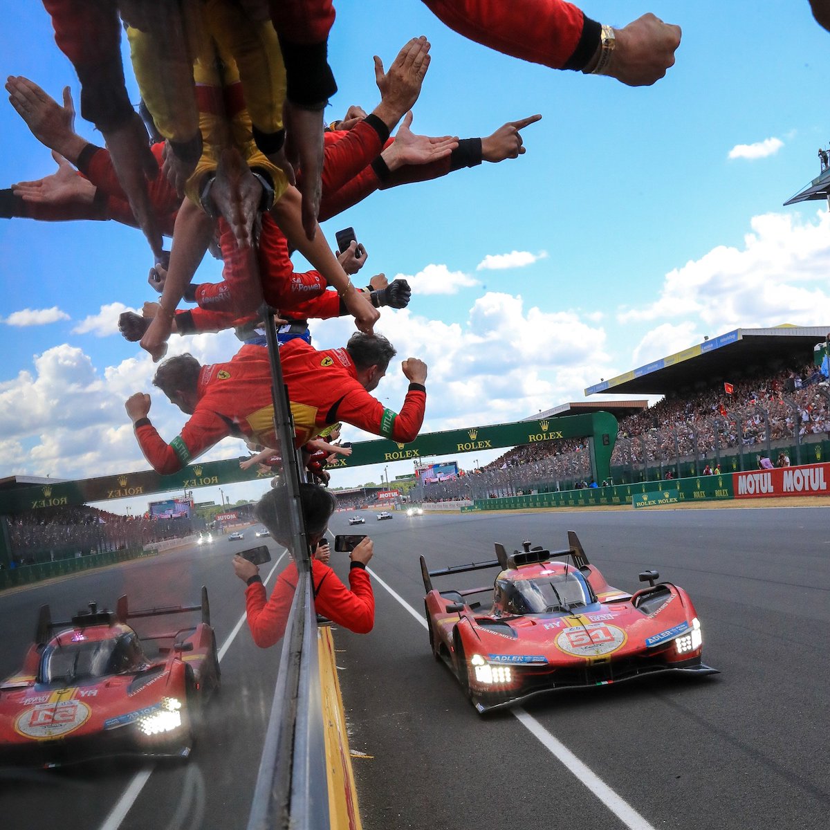 La Ferrari 499 P alla 24 Ore di Le Mans - Foto Twitter 24 Hours of Le Mans