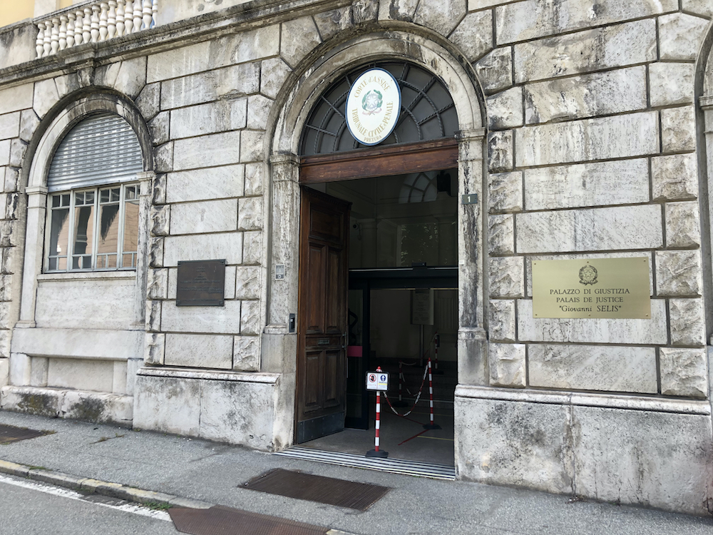Palazzo giustizia di Aosta
