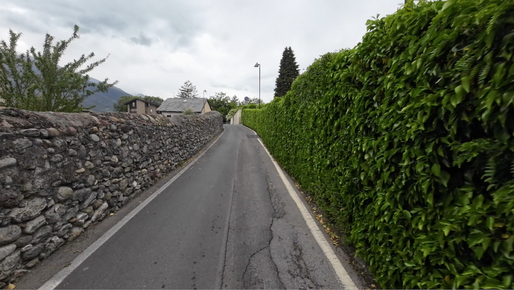 Via Gudo Rey dove passerà la pista ciclabile