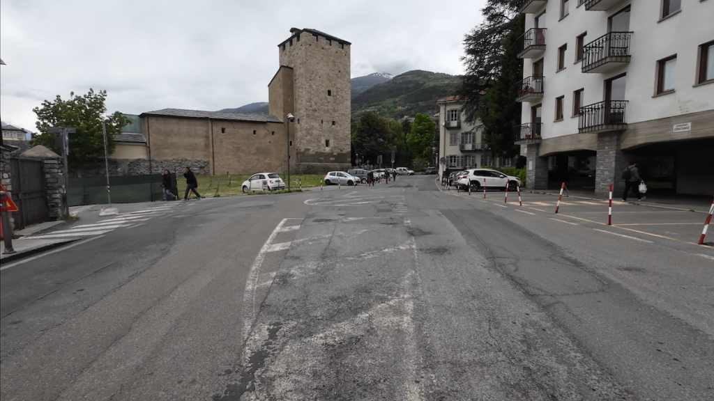 Via Gudo Rey dove passerà la pista ciclabile