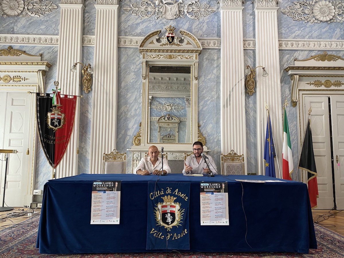 Conferenza stampa di presentazione di Aosta Classica Workshop