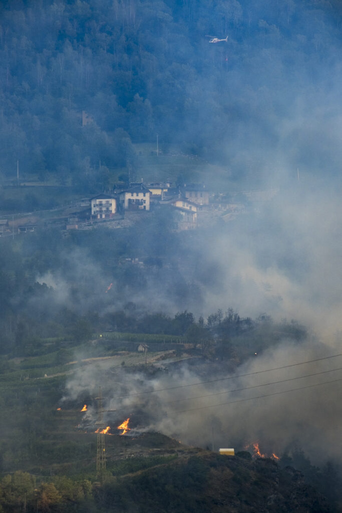 Incendio boschivo foto Enzo Massa Micon