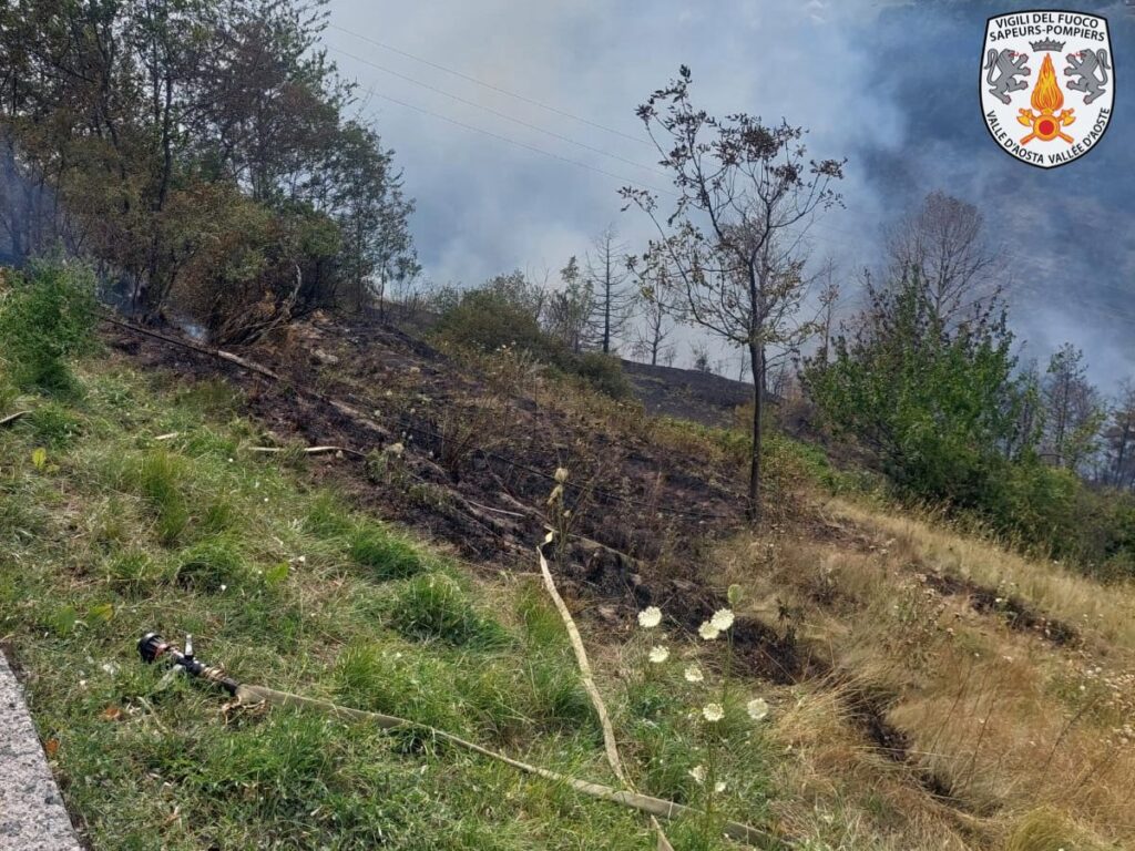 Incendio Aymavilles