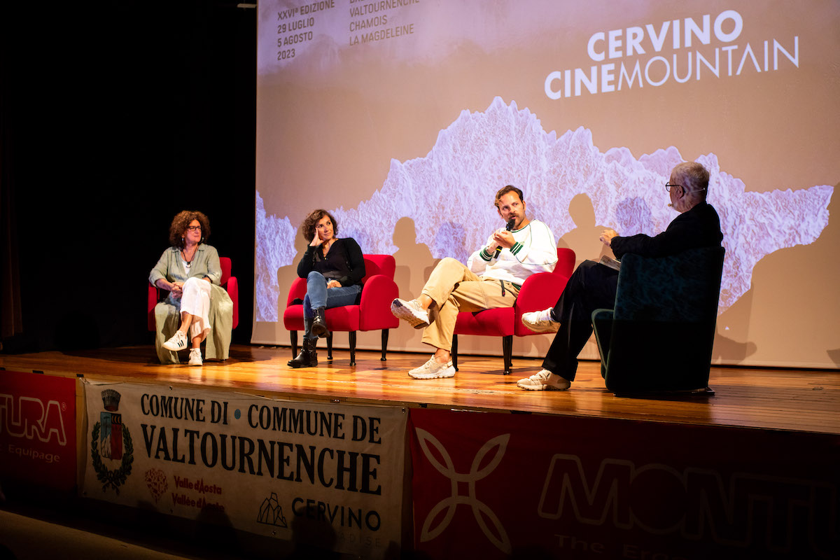 Il primo giorno del Cervino CineMoutain 2023 con Alessandro Borghi -Foto Giuseppe Geppo Di Mauro 