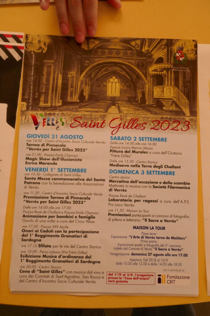 Il programma di Saint Gilles