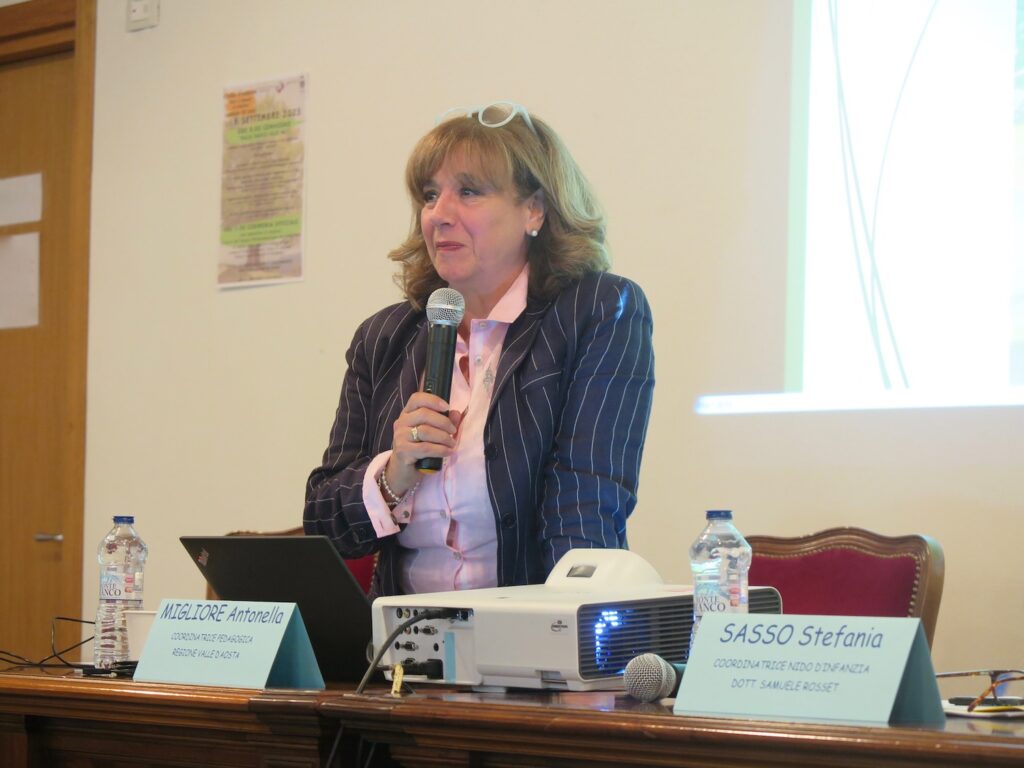 Asilo nido di Châtillon - Antonella Migliore coordinatrice pedagogica regionale