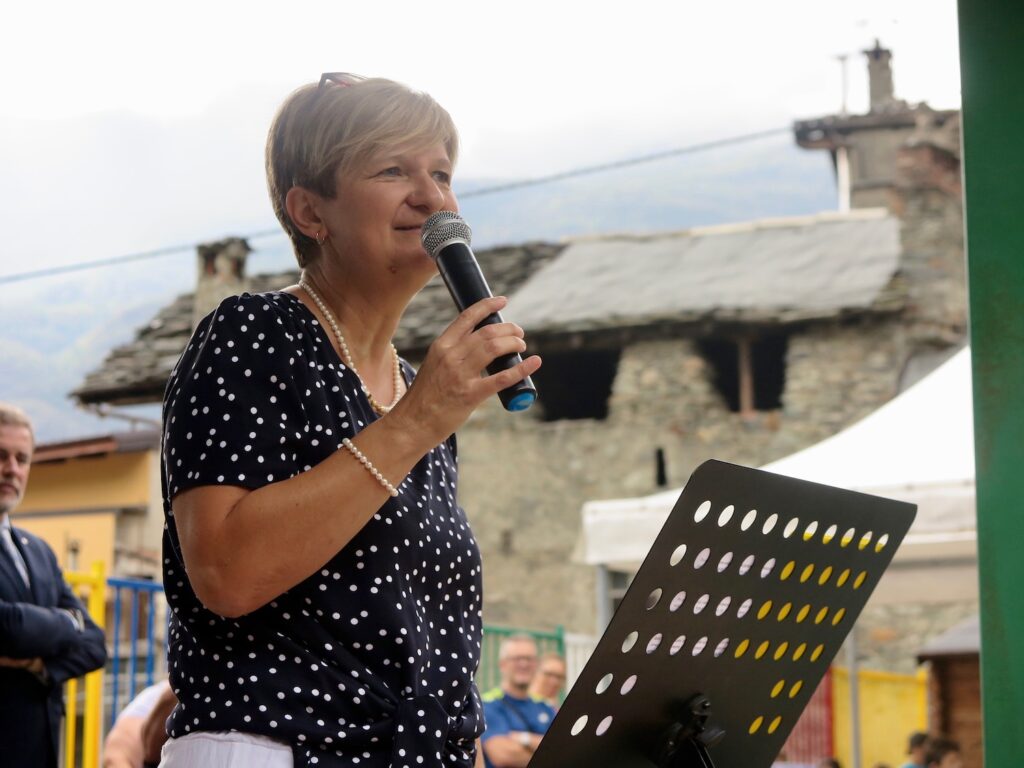 Asilo nido di Châtillon - La coordinatrice Stefania Sasso. Foto Alice Dufour