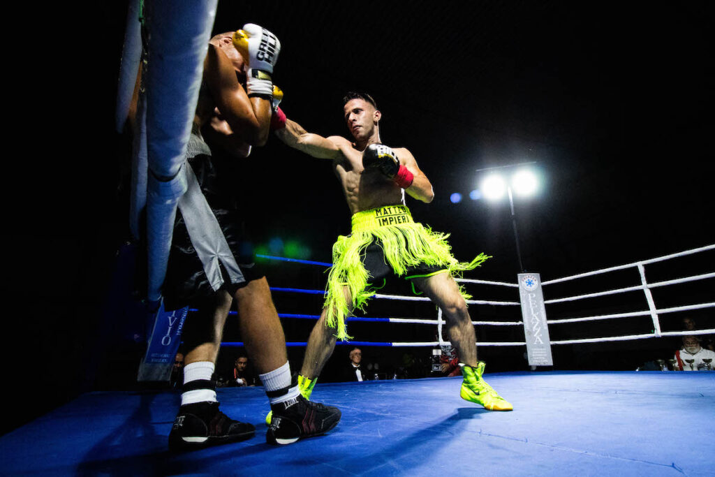 Matteo Impieri contro Manuel Alberti nella Aosta Boxing Night