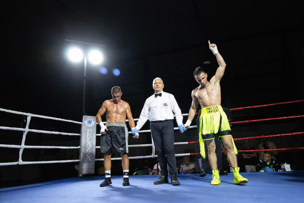 Matteo Impieri contro Manuel Alberti nella Aosta Boxing Night