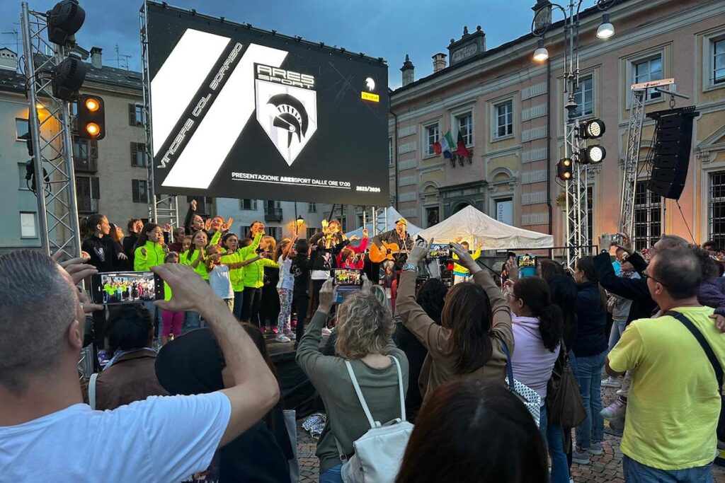 La presentazione di Ares Sport ad Aosta