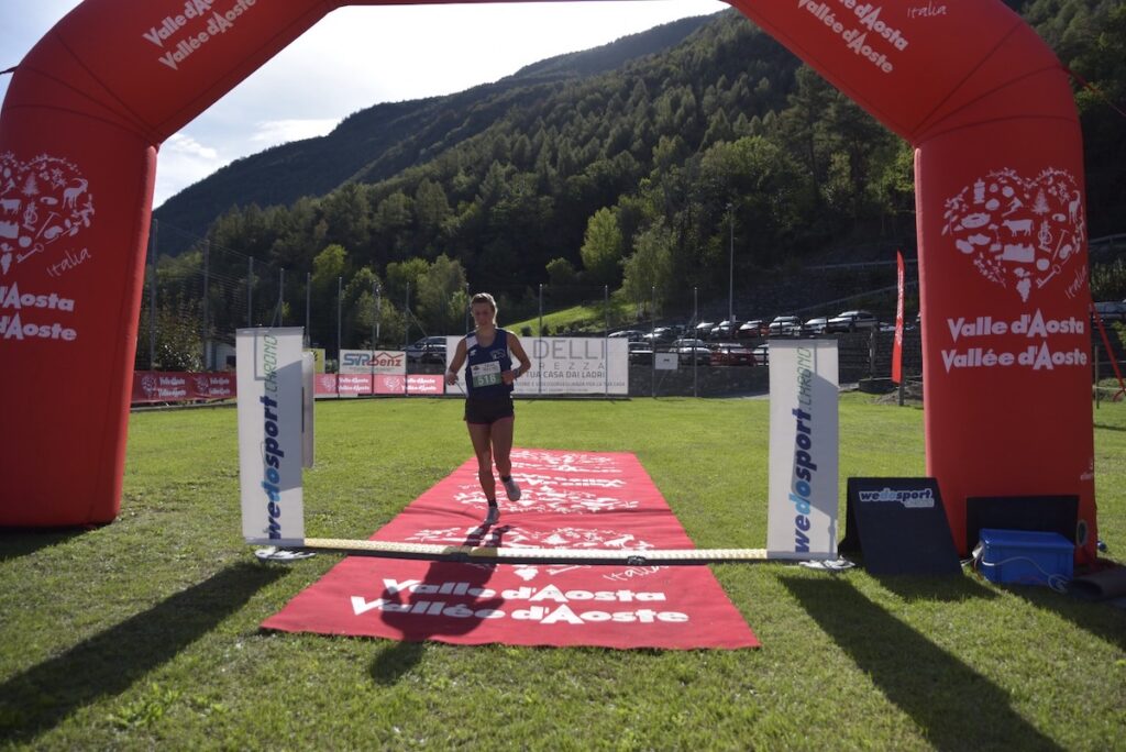 Michela Comola al Trail delle Macine della Valmeriana