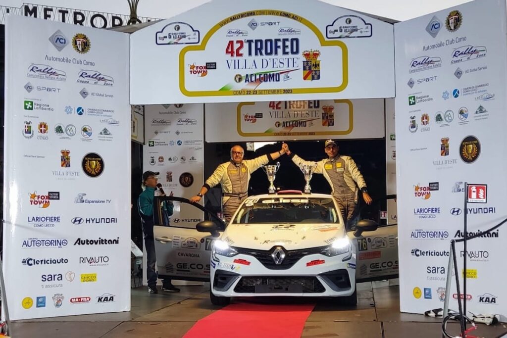 Rally, Corrado Peloso secondo al Trofeo Villa d’Este. Con il 2024 nel mirino