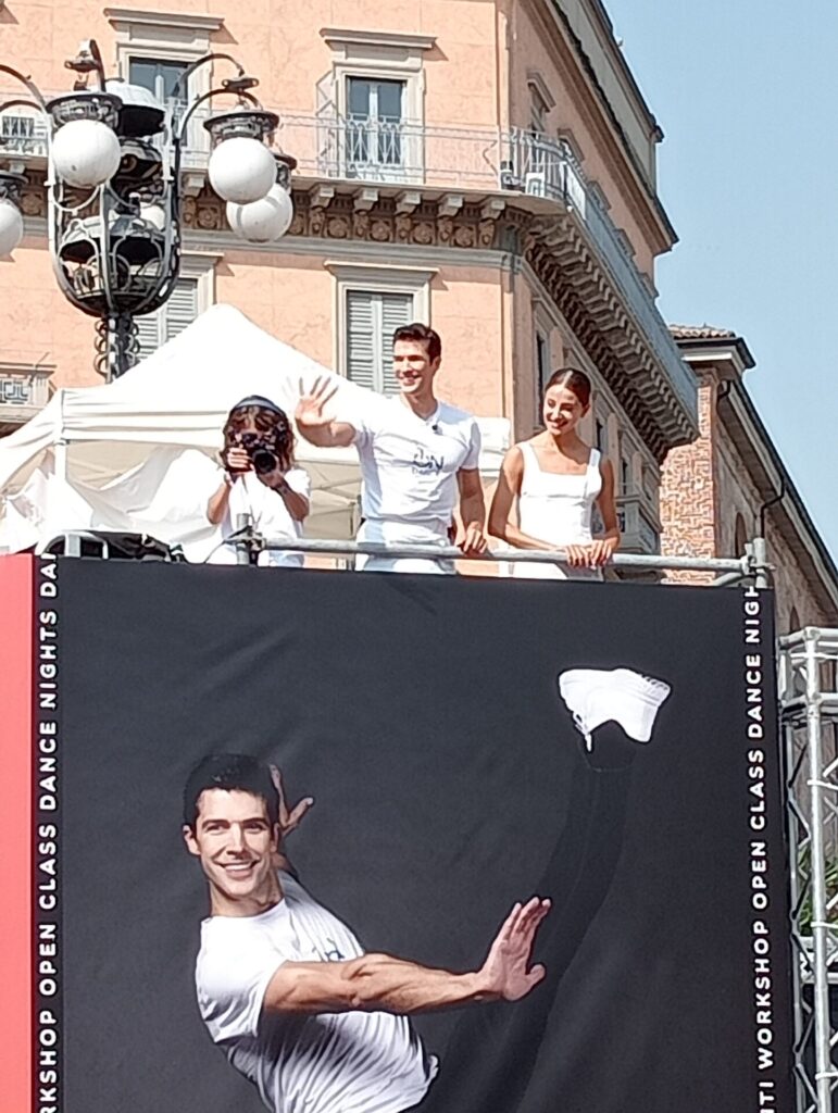 Roberto Bolle e Nicoletta Manni