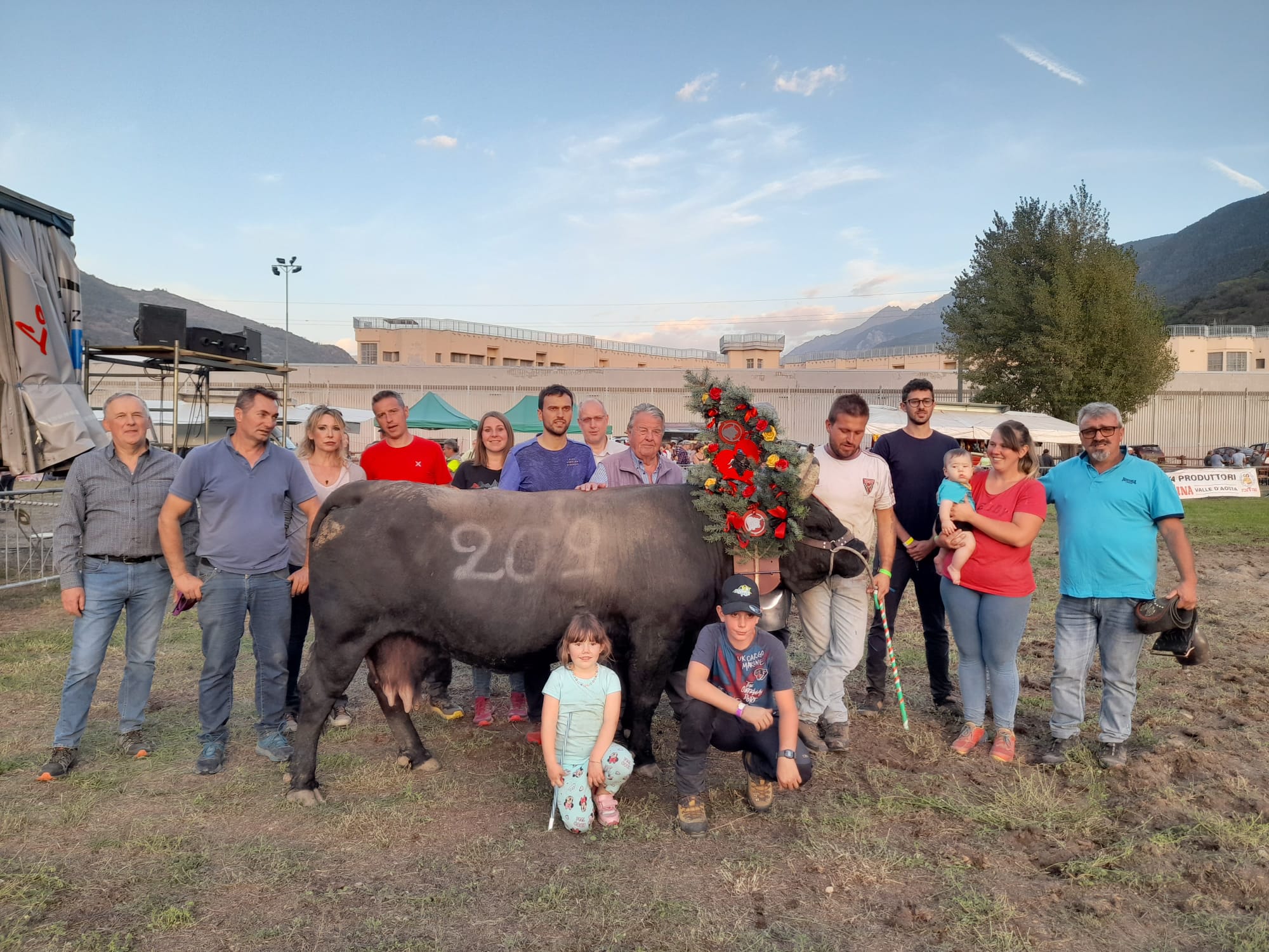 Batailles de reines - Bataille dell’azienda Verney di Gressan ha vinto a sorpresa il concorso del primo peso