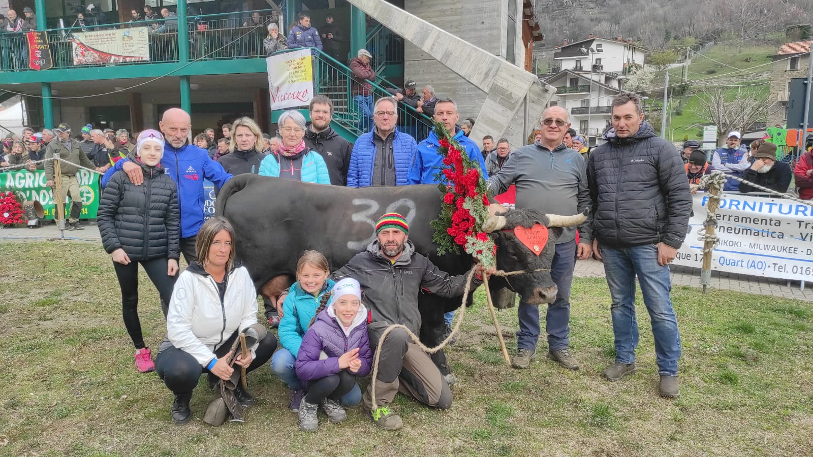 Mourina di Gildo Vallet e Guido Marguerettaz, nipote della reina regionale 2018 di prima categoria Moureun