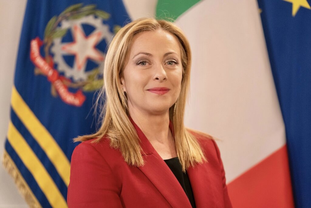 La presidente del Consiglio Giorgia Meloni