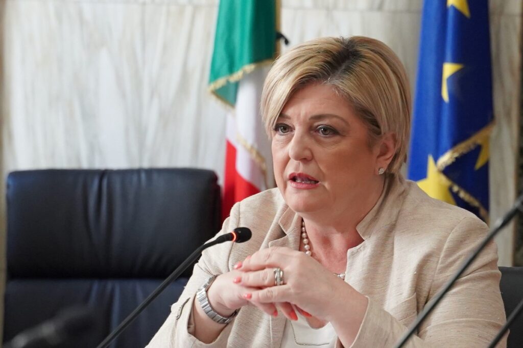 La ministra del Lavoro e delle Politiche Sociali Marina Elvira Calderone