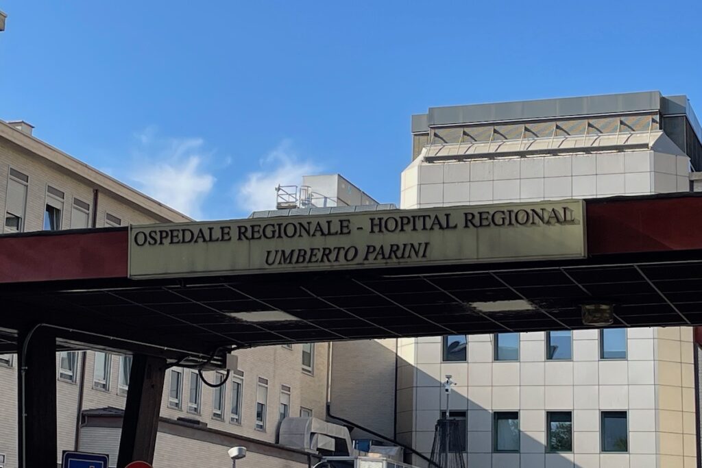 L'ospedale regionale "Parini" di Aosta