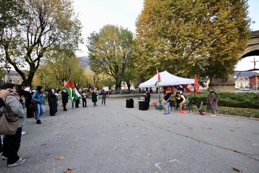 Manifestazione Unione Popolare e BDS Giovani Palestinesi