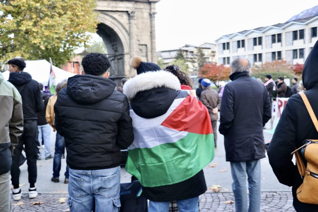 Manifestazione Unione Popolare e BDS Giovani Palestinesi