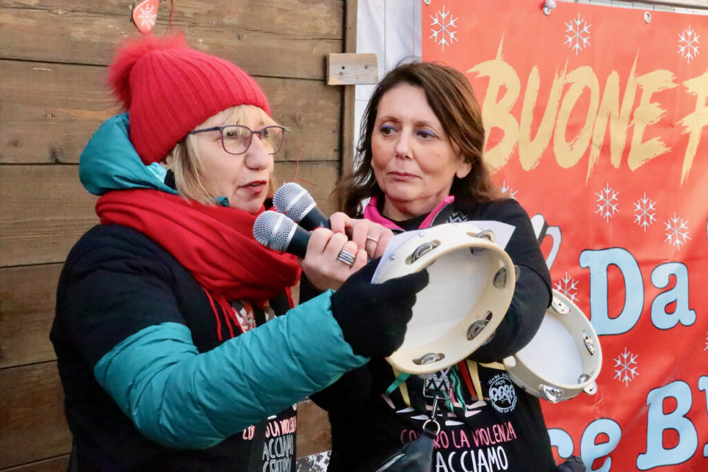 Manifestazione contro la violenza sulle donne