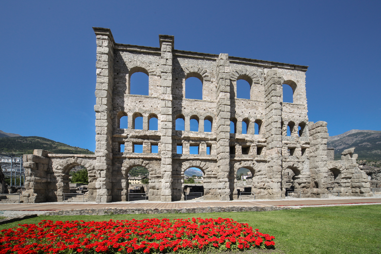 VALLE D'AOSTA Teatro Romano Aosta (FOTO REGIONE AUTONOMA VALLE D'AOSTA)