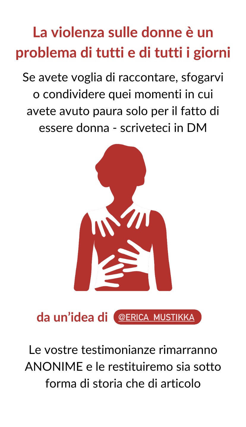 Violenza sulle donne - storia Instagram