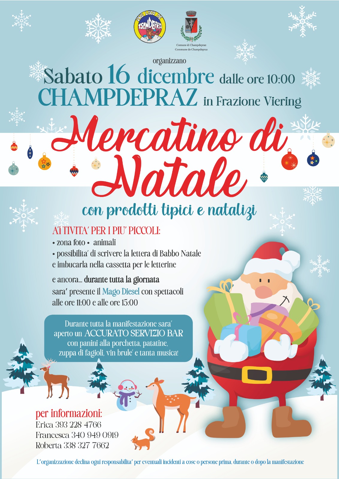 Mercatini di Natale di champdepraz