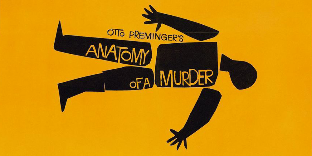 Poster Anatomy of a murder - Saul Bass