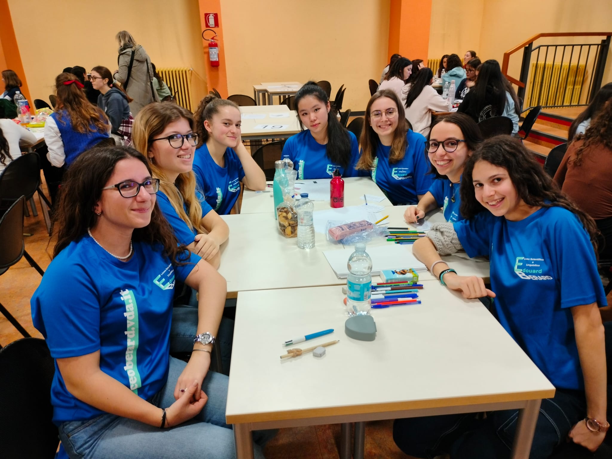 La squadra femminile del Bérard ai campionati matematici