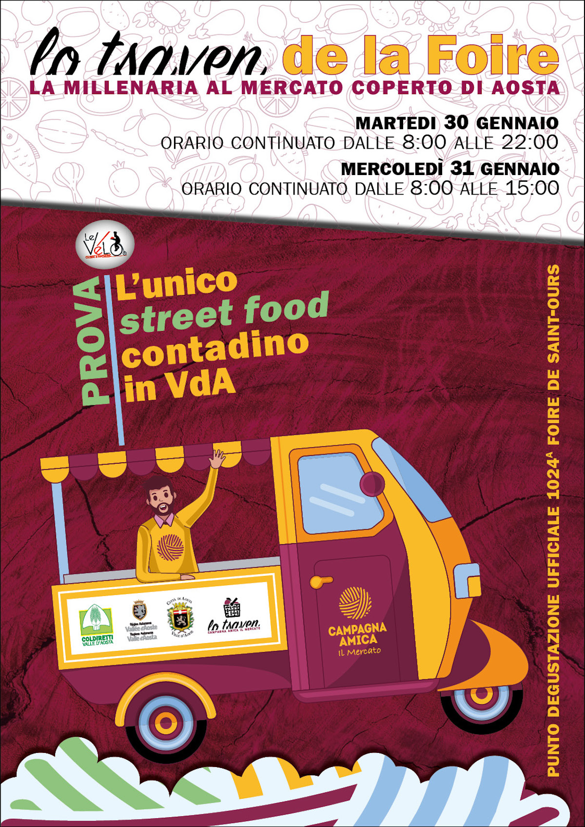 Locandina street food contadino