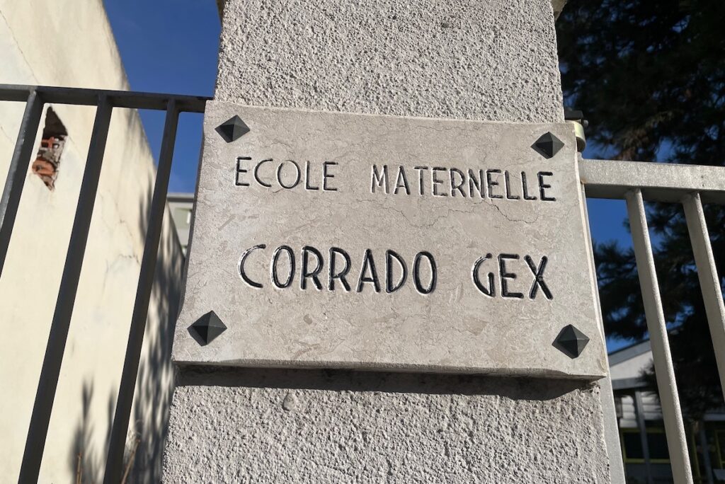 La scuola dell'infanzia "Corrado Gex" di Aosta, in viale della Pace