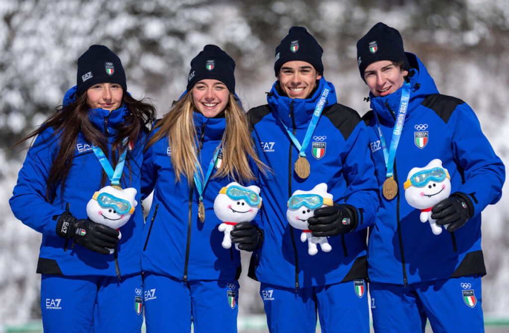 Staffetta biathlon olimpiadi giovanili Credits OIS Thomas Lovelock