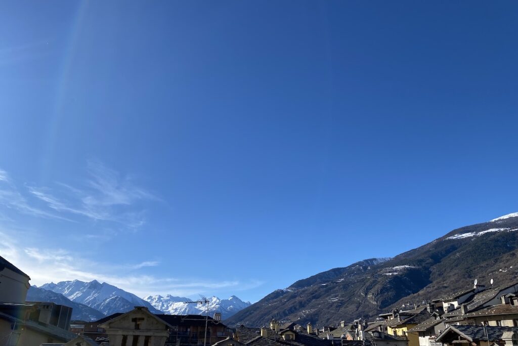 inverno cielo sereno sole soleggiato