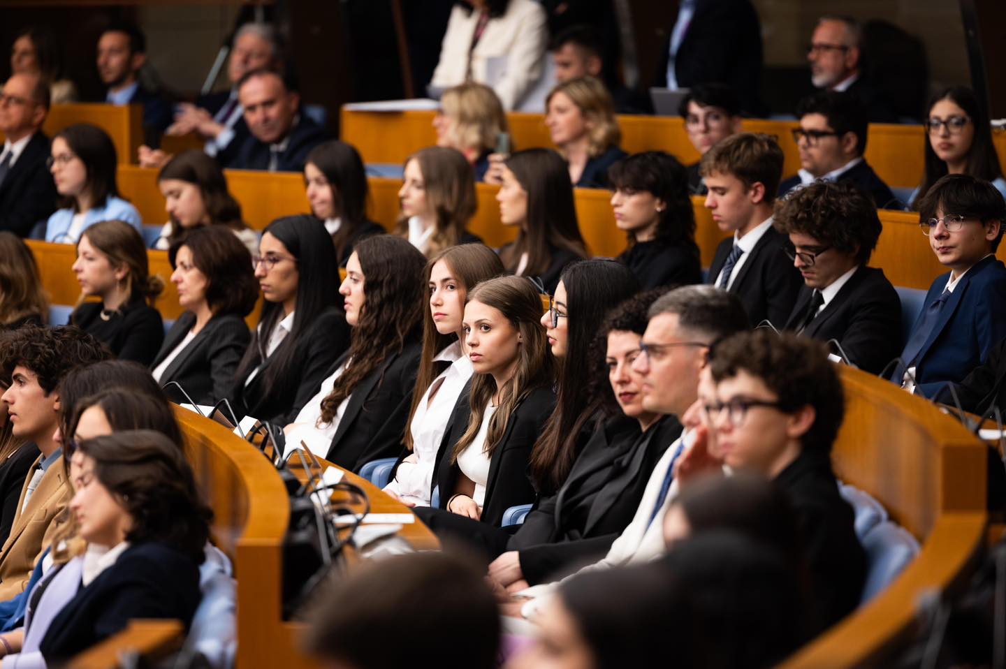 Alcuni degli studenti presenti