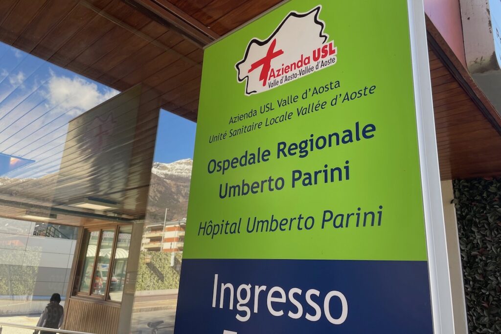 L'ospedale "Parini" di Aosta