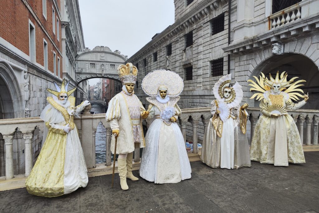 Le maschere de La Bottega dei Sogni al Carnevale di Venezia