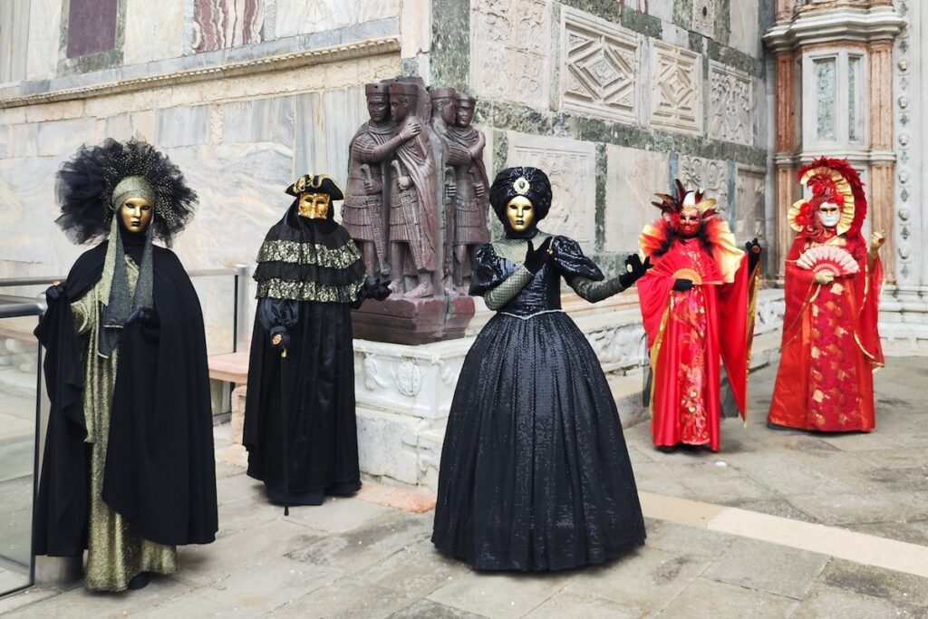 Le maschere de La Bottega dei Sogni al Carnevale di Venezia