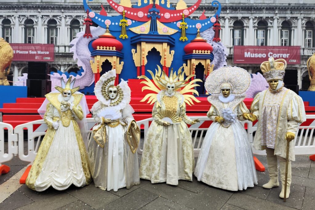 Le maschere de La Bottega dei Sogni al Carnevale di Venezia