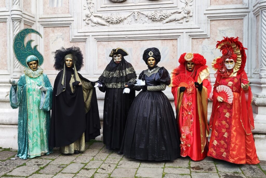 Le maschere de La Bottega dei Sogni al Carnevale di Venezia