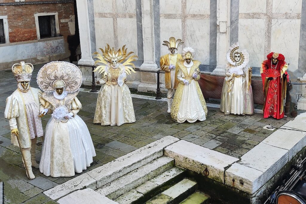 Le maschere de La Bottega dei Sogni al Carnevale di Venezia