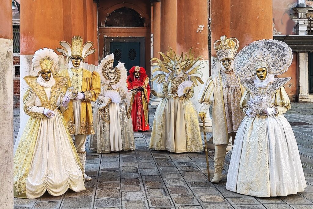 Le maschere de La Bottega dei Sogni al Carnevale di Venezia