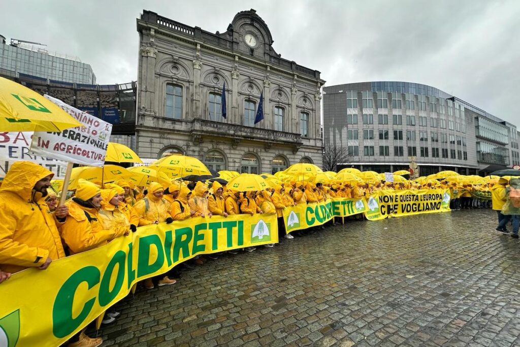 Manifestazione Coldiretti VdA a Bruxelles