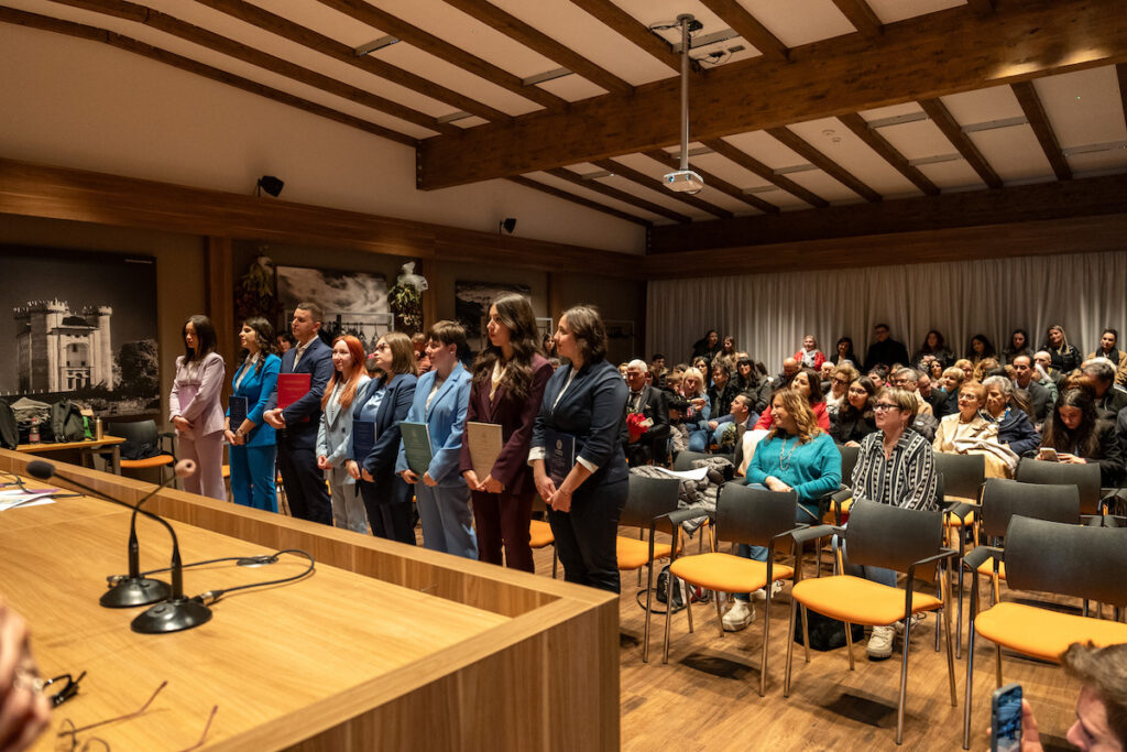 I neo laureati in Infermieristica ad Aosta