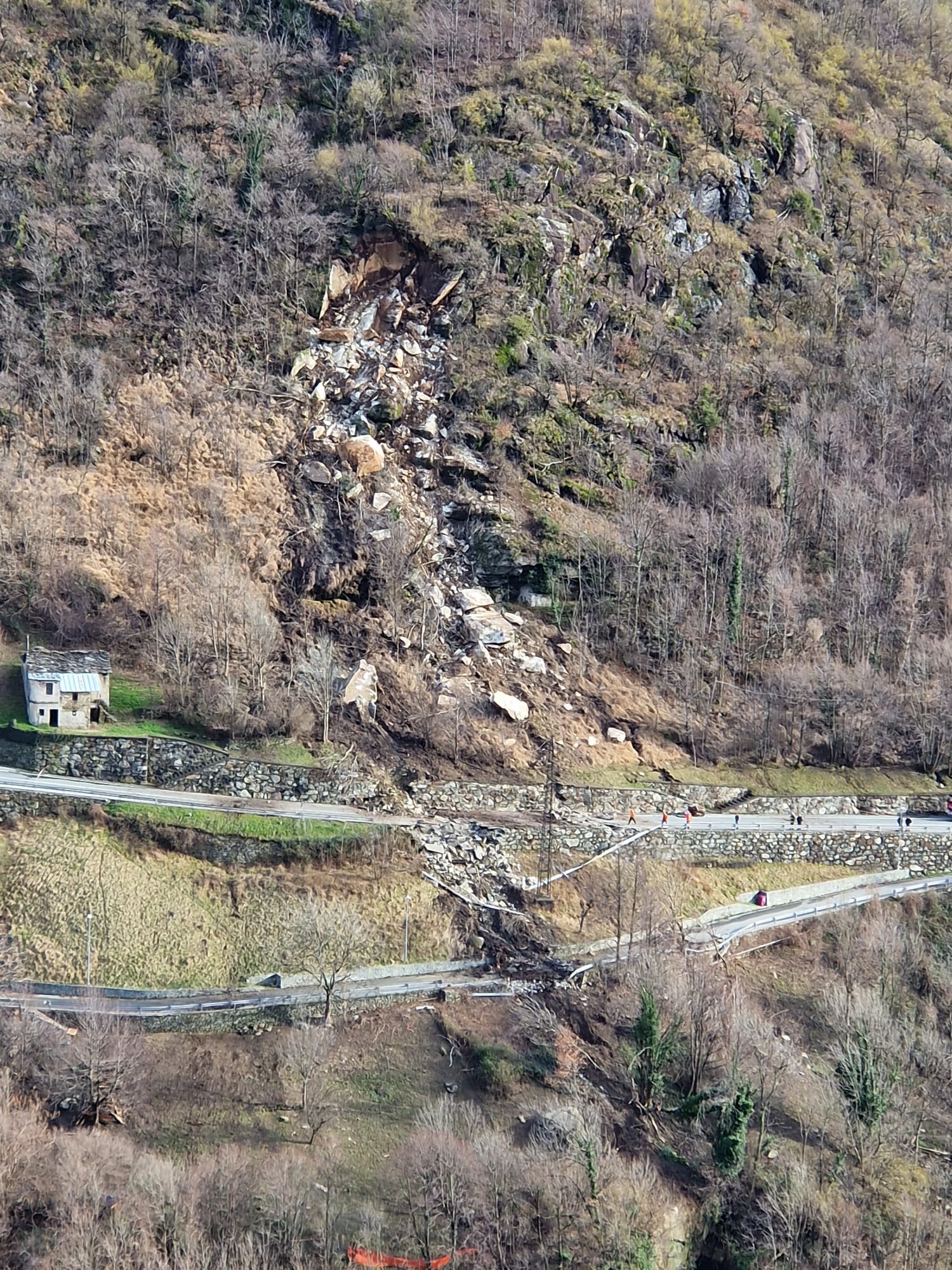 Frana sopra Pont-Saint-Martin 